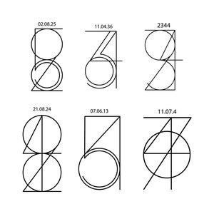 Special Date Logo, Birth Time Logo Tattoo, Wedding Date Monogram, Tiktok Logo, Anniversary Gift, Wedding Date Tattoo