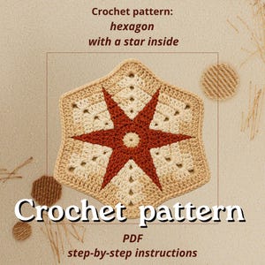 Granny Square Patterns, celestial decor, PDF, beginner craft