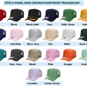 Blank Otto Hats, High Profile Foam Otto Hats, Trucker Hat, Otto foam hat, snapback, Blank Hats, 5-panel otto foam hat, hat bar, sublimation