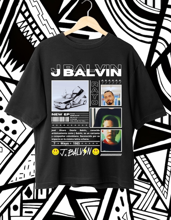 J Balvin T-shirt PNG Digital Retro, J Balvin Rayo, Pirate