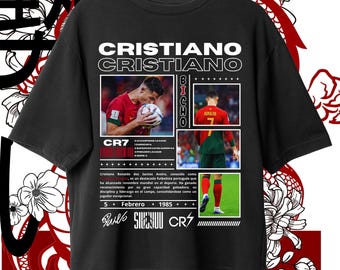 Cr7 Cristiano Ronaldo T-shirt Design Digital File, 300 DPI, PNG file, 4500x5100 pixels ready to print