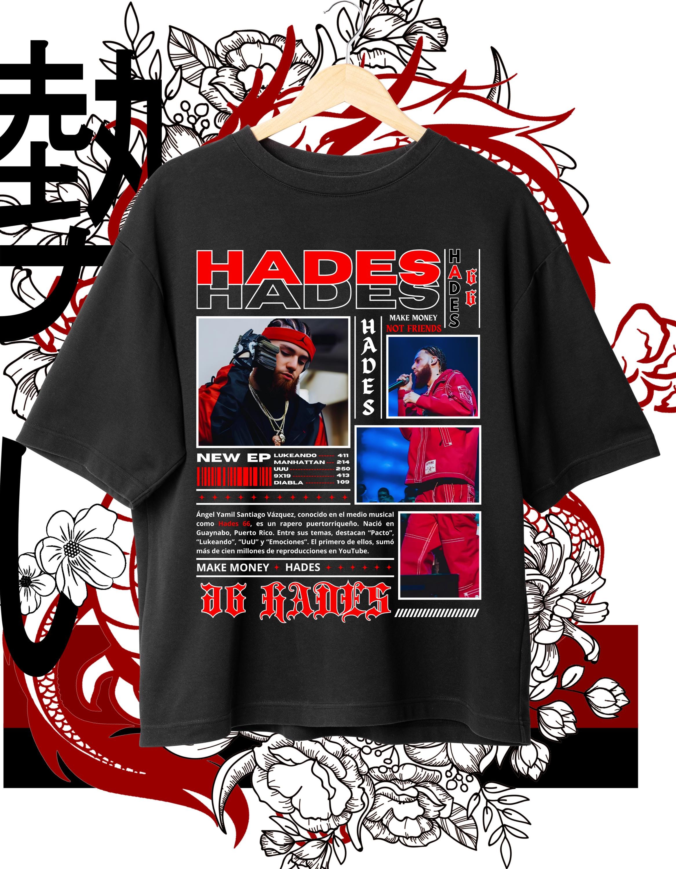 Hades 66 T-shirt Design, Instant Download and Ready to Print 