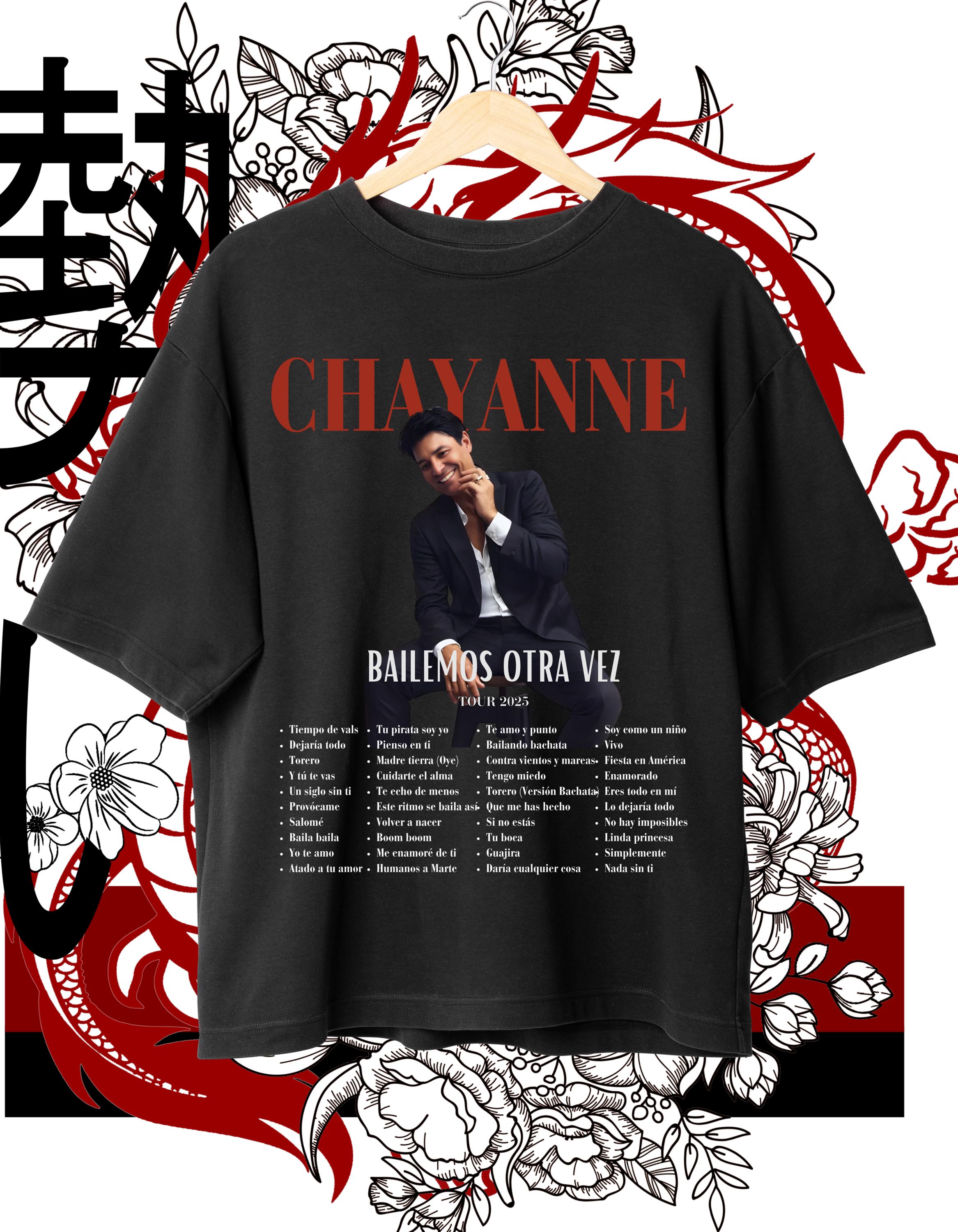 CHAYANNE 2025 T-shirt Design, T-shirt PNG, Bailamos Otra Vez