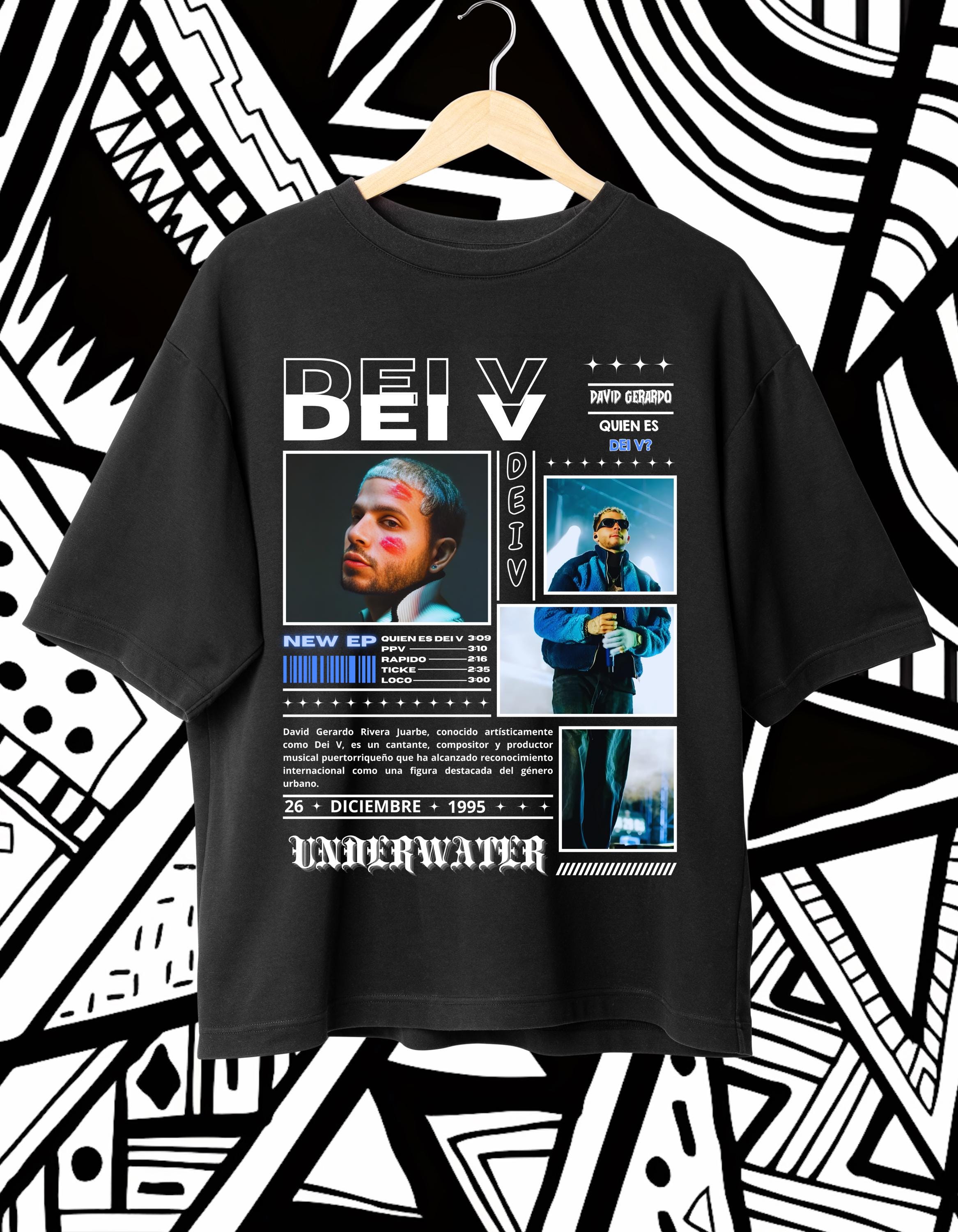 Camiseta de diseño musical México