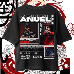 Anuel AA T-shirtdesign PNG, Klar att tryckas, utskrivbar design, konstnär, Anuel AA DTF, rap-t-shirtdesign, 300 dpi