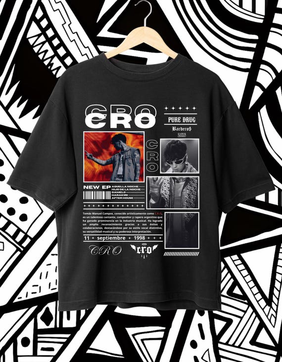 C.R.O New Era Trap T-shirt Design, Instant Download and