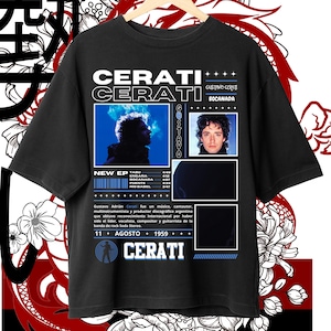 Gustavo Cerati Tシャツデザイン、すぐにダウンロードして印刷可能、Gustavo Cerati PNG、高品質PNG、Bocanada FanMerch