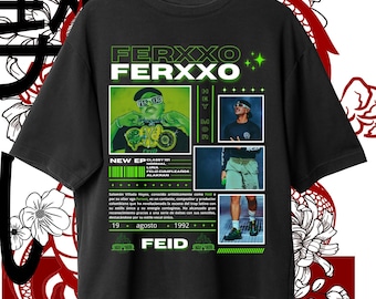 Feid Ferxxo T-shirt Design, Retro Digital PNG, Feid The Ferxxo PNG, Feid, Ferxxo Vintage, Instant Download and Ready to Print.