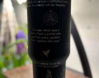 Quicksilver Series Laser Engraved 40oz Tumbler