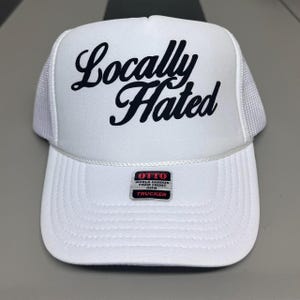 LOCALLY HATED Puff Print Trucker Hat