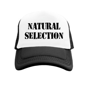 Natural Selection Trendy Trucker Hat, Adjustable Fit | Streetwear Trucker Hat