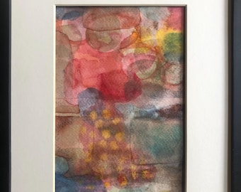 Abstrakte Aquarellmalerei