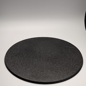 6-Inch 160mm Textured Miniature Base - Large Base for Wargaming, Dioramas & Objective Markers