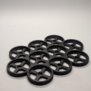 25/28/32/40mm Magnetic-Compatible Movement Trays – Wargaming Base Holders for 10 model Cluster Multiple sizes and quantity available