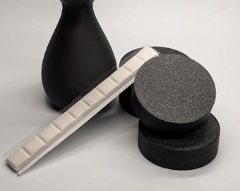 Miniature Painting Handle with Swappable Magnetic Tops & Mounting Putty