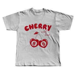 Retro Cherries Commercial Graphic Shirt, Vintage Cherry T-Shirt