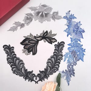 Delicate Lace Applique - DIY Sewing Patch - Various Colors
