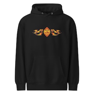 Guam Fire Style Hoodie (Black)