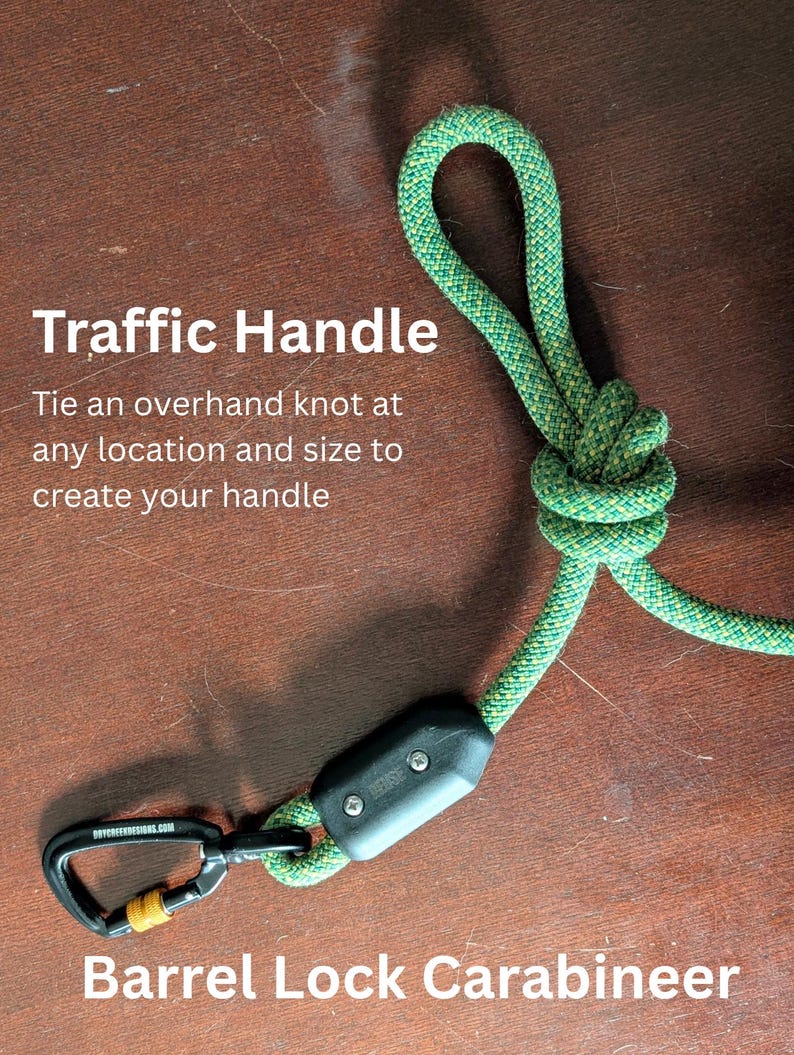 Recycled Climbing Rope Dog Leash, Heavy Duty Lead, The Classic Durable, Versatile - Hand Made in Colorado - Eco-Friendly Pet Gear image 9