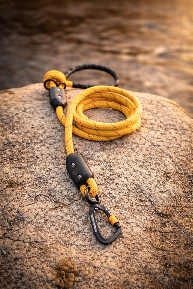 Recycled Climbing Rope Dog Leash, Heavy Duty Lead, The Classic Durable, Versatile - Hand Made in Colorado - Eco-Friendly Pet Gear image 8