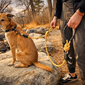 Recycled Climbing Rope Dog Leash, Heavy Duty Lead, The Classic Durable, Versatile - Hand Made in Colorado - Eco-Friendly Pet Gear image 3