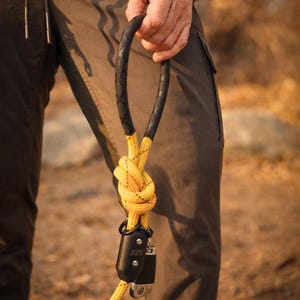 Recycled Climbing Rope Dog Leash, Heavy Duty Lead, The Classic Durable, Versatile - Hand Made in Colorado - Eco-Friendly Pet Gear image 5