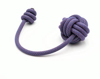 Dog toss toy - Durable climbing rope monkey knot