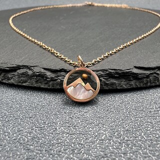 Collana Con Pendente Cuore E Seme Di Senape In Acciaio Inox - Gioiello Religioso Con Scrittura Biblica, Catena Regolabile 45-50 Cm, Per Donne, YA5085-YA5086