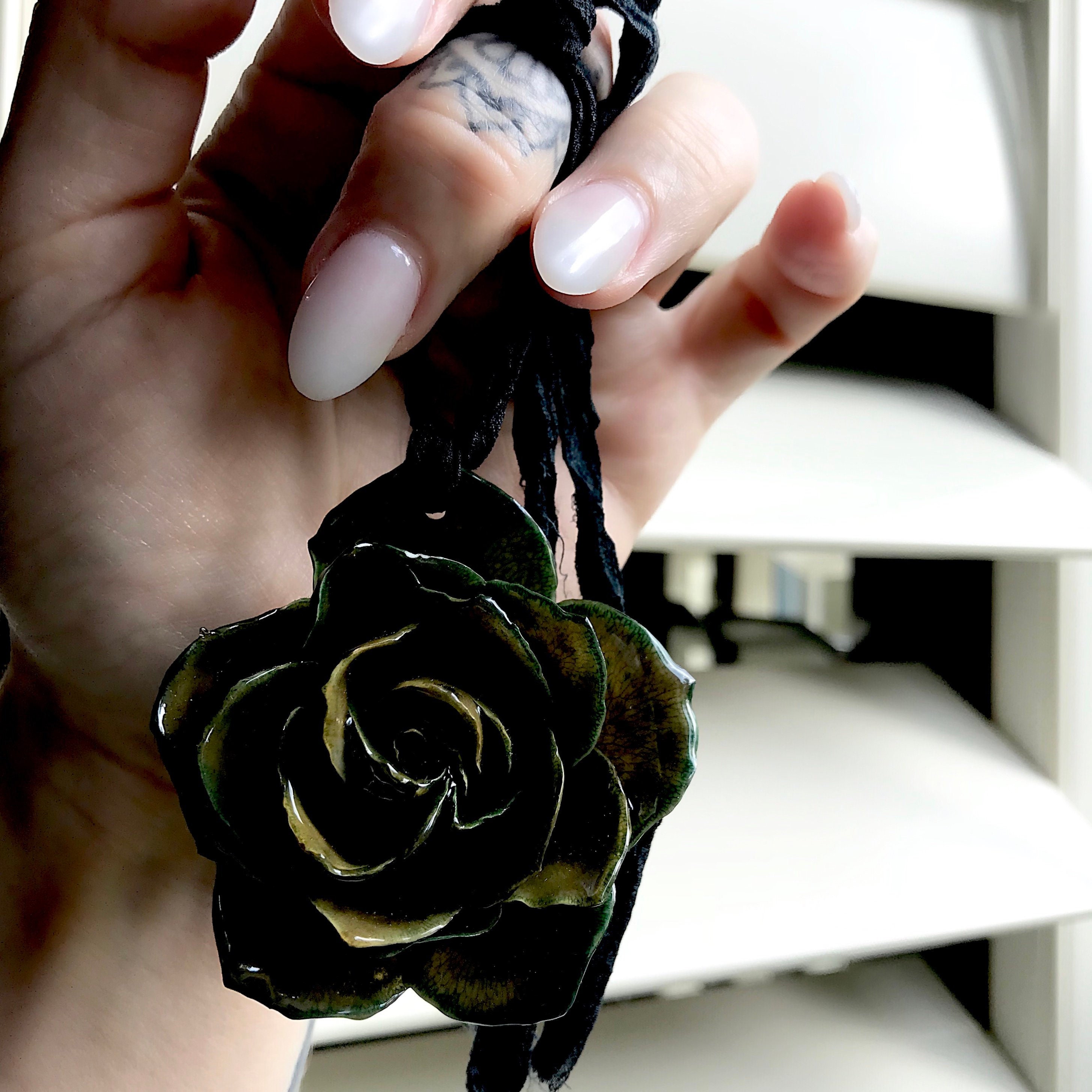 Black Rose Rose Ornament Real Rose Preserved Rose Gift For - Etsy Canada