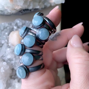 Aquamarine Ring, Aquamarine Stone, March Birthstone, Birthstone Ring, March Birthday