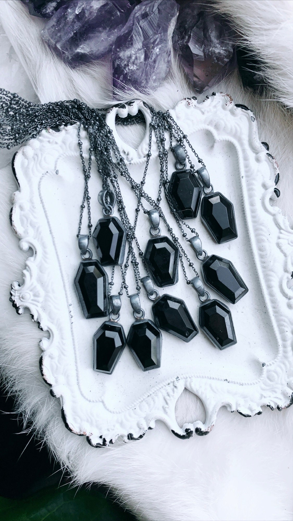 Coffin Necklace - Etsy Coffin Necklace - Etsy