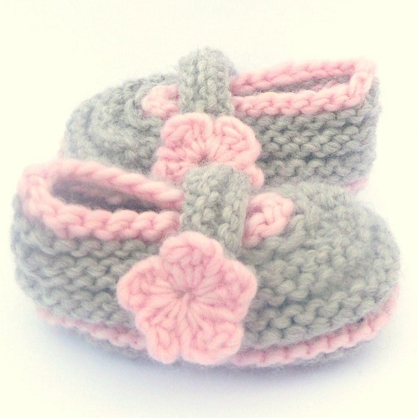 Knitting Pattern Baby Shoes Booties - Cosy Toes (Sizes for 0 - 12 mths)