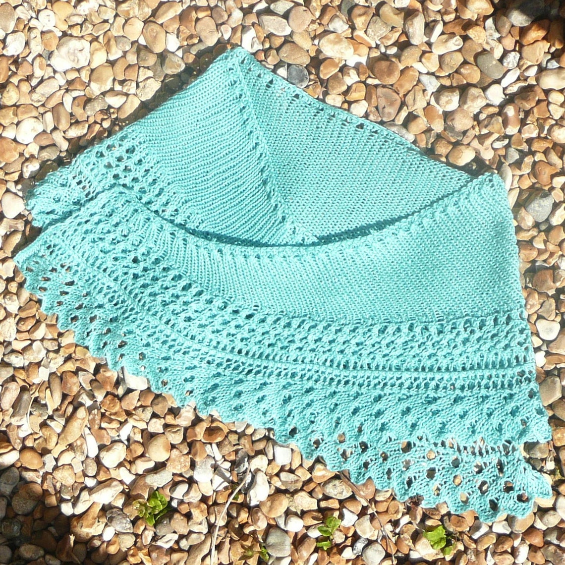 Crescent Shawl Knitting Pattern Talmont Lace Shawlette Etsy