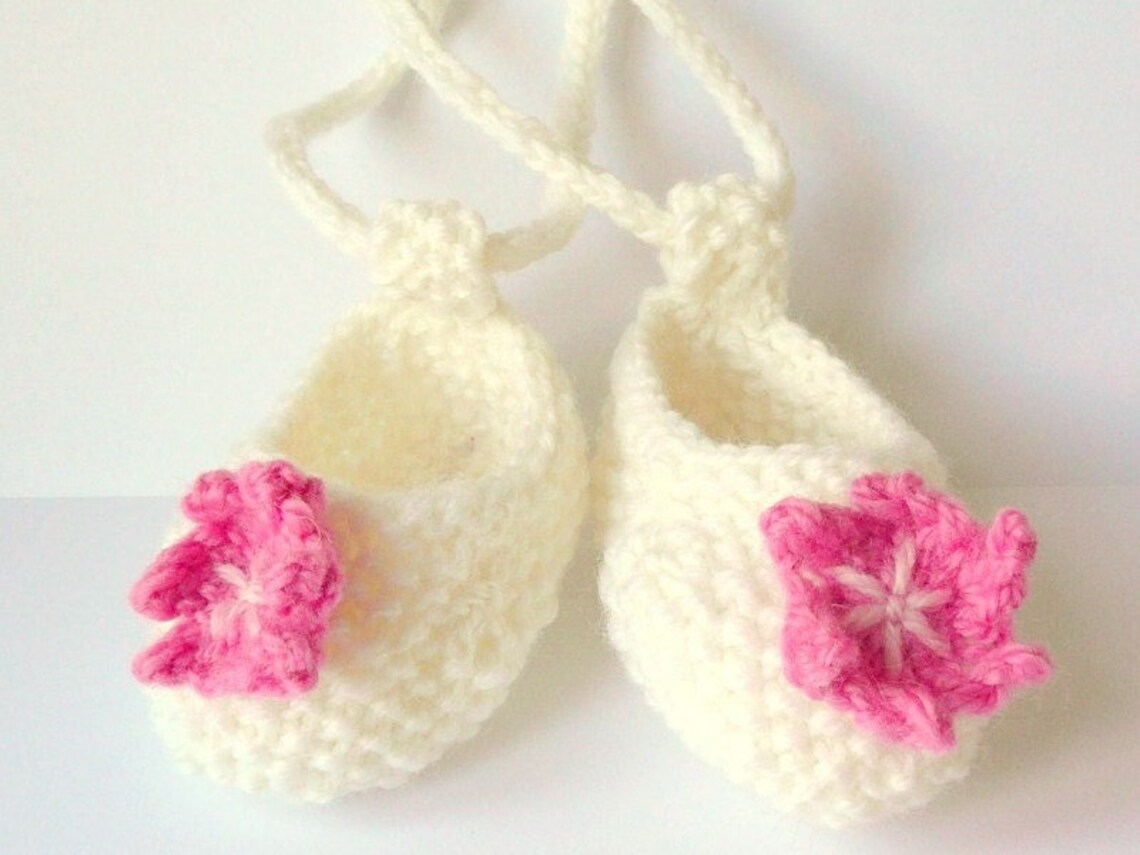 INSTANT Download BABY Bootiesknitting PATTERN Baby Ballerina Etsy