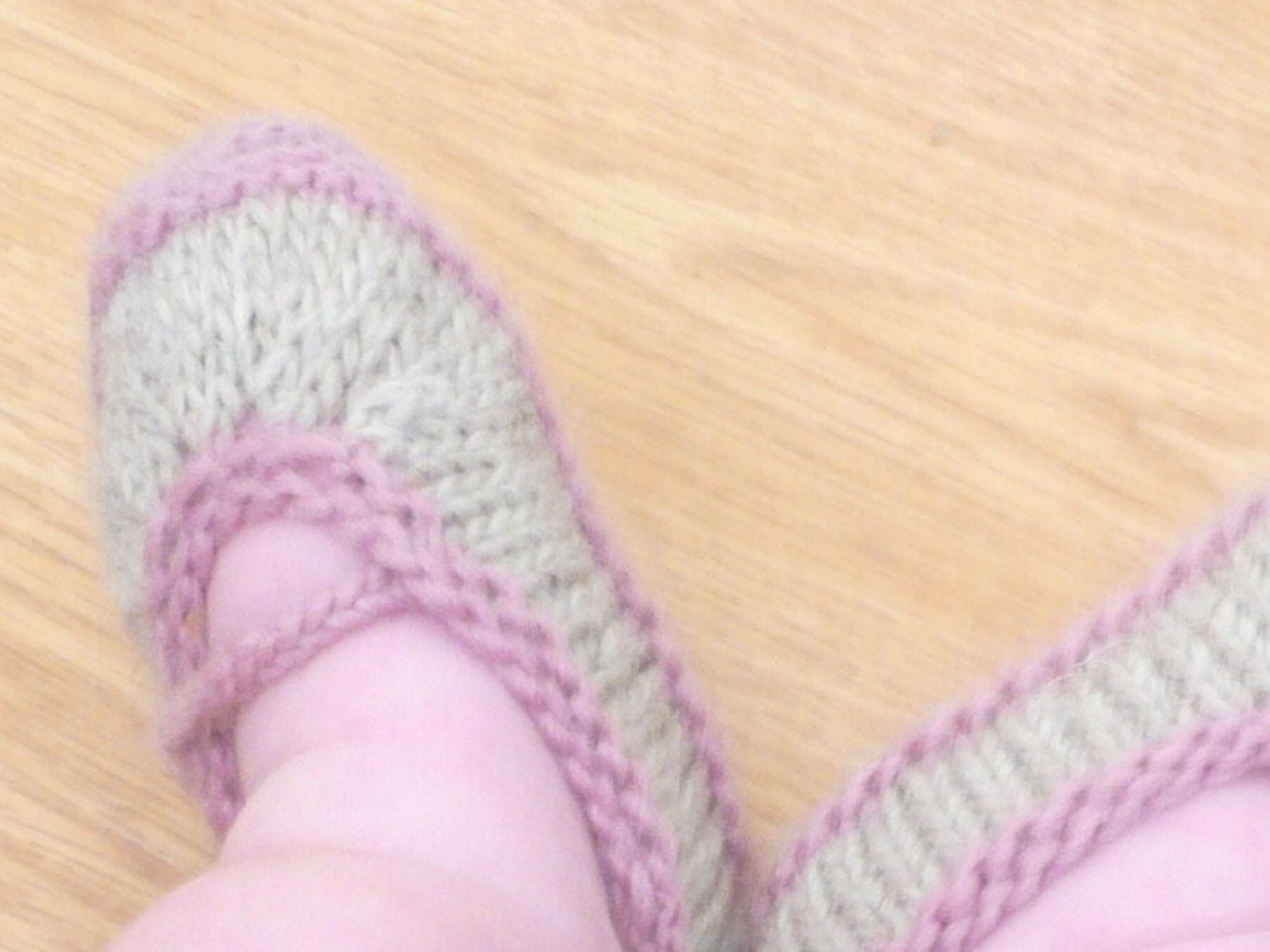 Knitting PATTERN BABY Booties Simple Seamless Mary Janes BABY Shoes