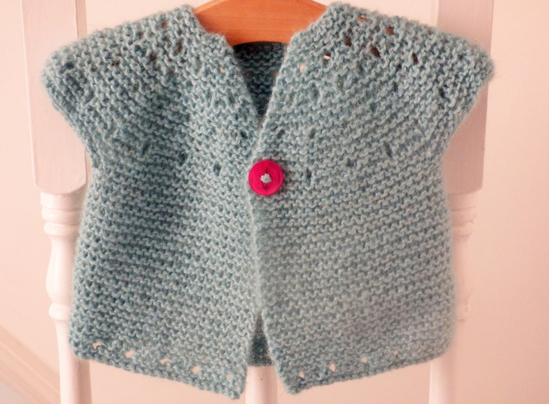 Knitting Pattern Top Down Cardigan Sweater Fantine 6 Sizes Etsy UK