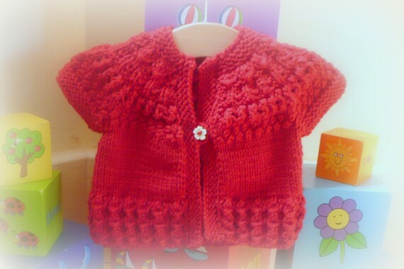 baby girl knitted jacket
