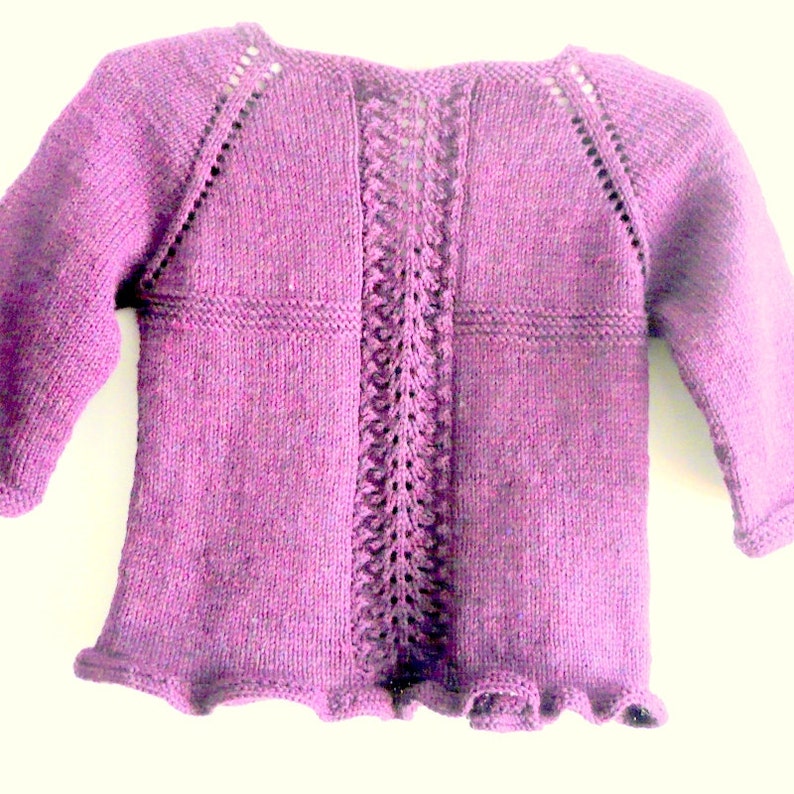 Knitting Pattern Baby Child Cardigan Sweater Freya a Frilly - Etsy UK