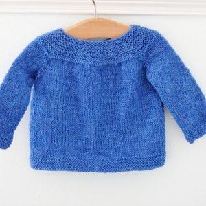 Digital Knitting Pattern Cardigan Sweater Orla an everyday Seamless Top Down Yoked Cardigan 5 Sizes for 0 5 yrs image 4