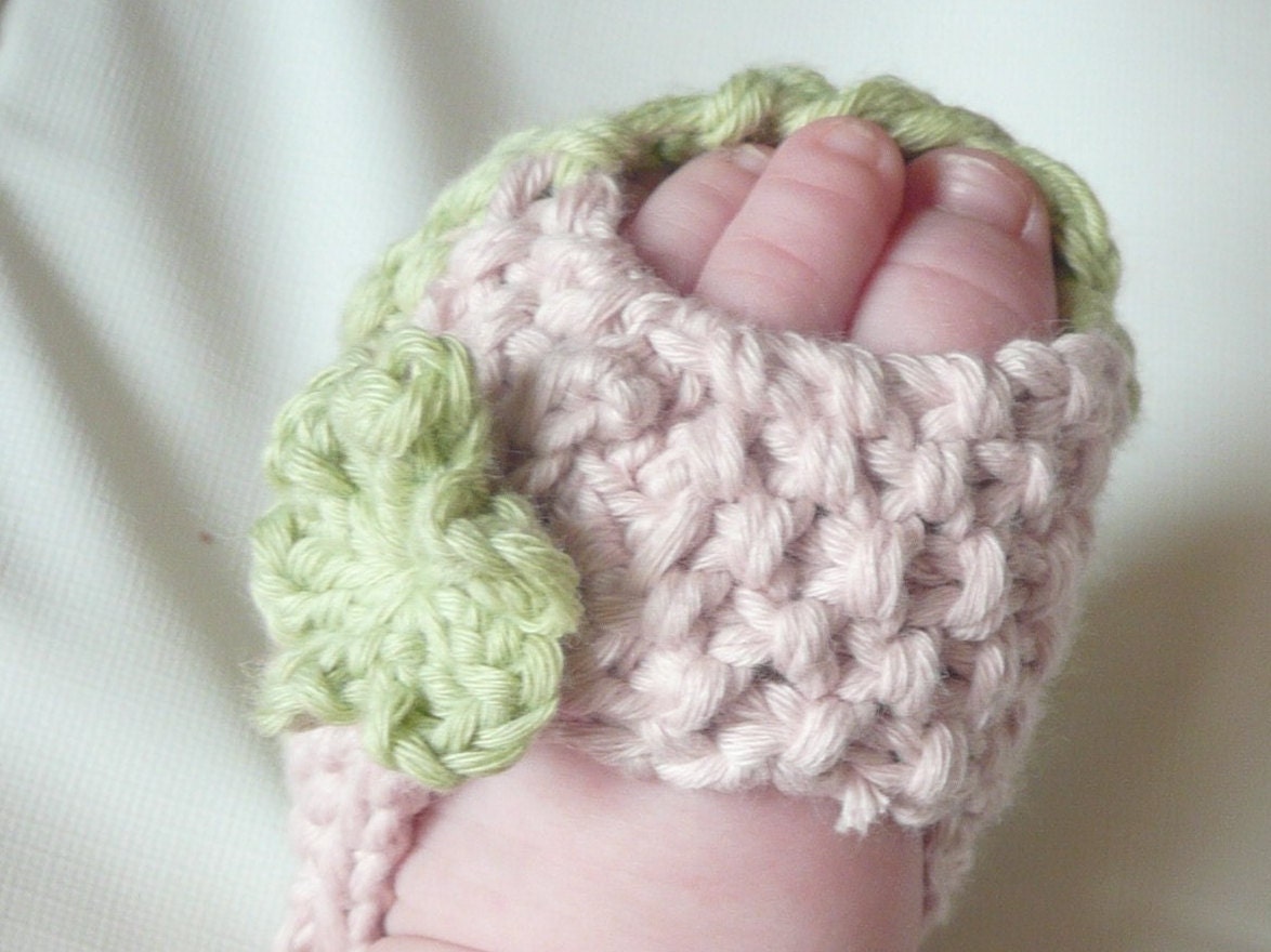 Knitted shop baby sandals