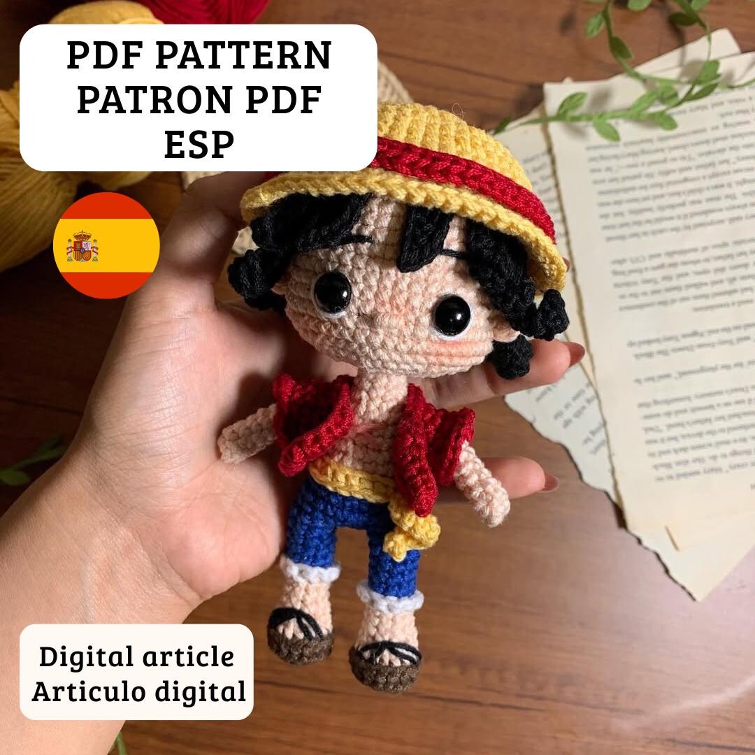 Monkey D. Luffy - Pattern PDF - Etsy