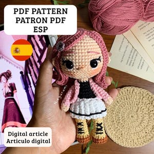 Patrón de crochet Nana amigurumi / patrón digital en español