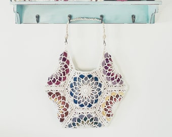 Fractal Bloom Project Bag Crochet Pattern