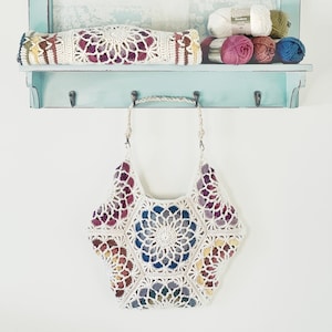 Fractal Bloom Project Bag Crochet Pattern