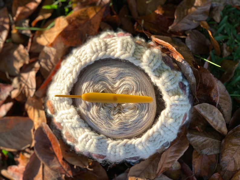 Deciduous yarn bowl chunky super bulky knitting Malabrigo Rasta Pattern image 7