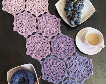 WinterBloom crochet motif pattern