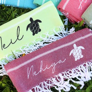 Personalized Beach Towel, Embroidered Towel, Gifts for Her, Cotton Towels, Wholesale Towel, Bride to be, Quick Dry Towel, Graduation Gift