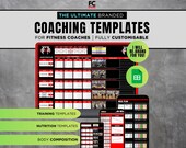 I brand for you - Fitness Coaching Templates: Nutrition, Training, Body Composition (Digital Product)