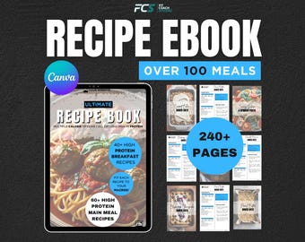 Rebrandable High-Protein Recipe Book for Fitness Coaches (PDF Format)