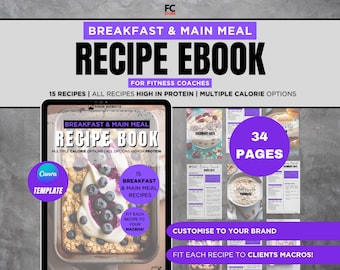 High Protein Recipe Ebook | 15 Breakfast & Main Meals (PDF)